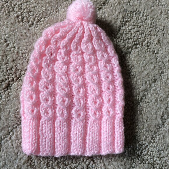 Vintage Pink Bunting Sleeper + Hat & Moccasins - Picture 7 of 13